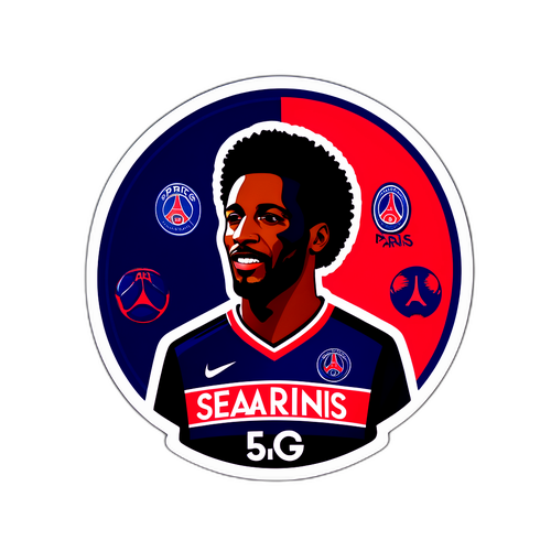 पैरिस सेंट-जर्मेन प्रशंसक स्टिकर