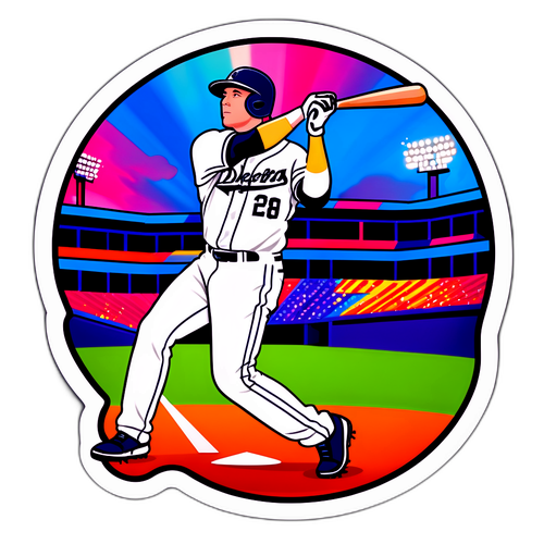 James McCann Baseball Art Sticker
