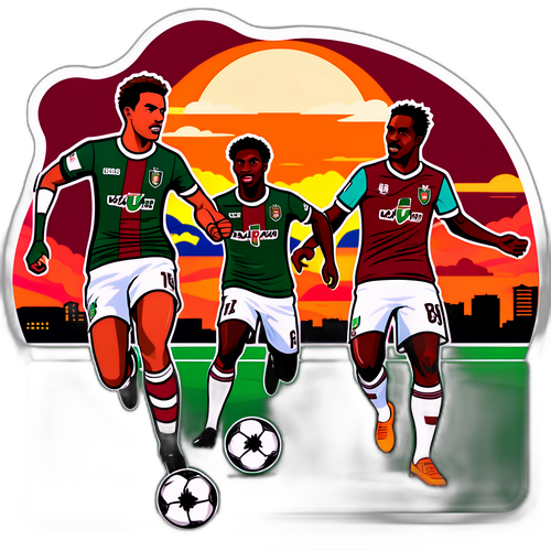 Fluminense vs Lanús Match Sticker