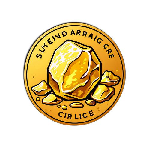 Stiker Koleksi Emas Minimalis