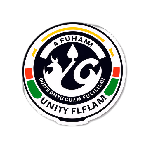 토트넘과 풀햄 팬들의 연합 스티커