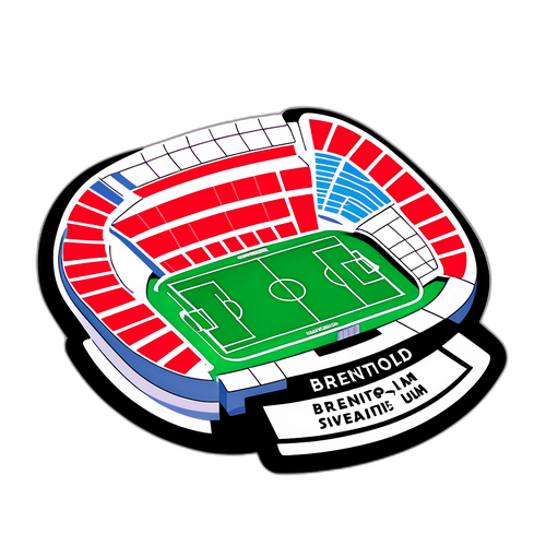 แผนที่สนามเบรนท์ฟอร์ดและที่นั่งแฟนบอล