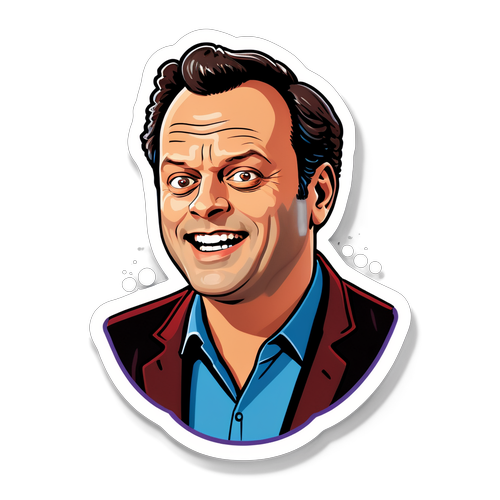 Rolig klistermärke av Vince Vaughn