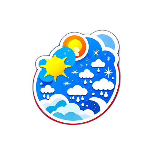 Nhãn dán dự báo thời tiết