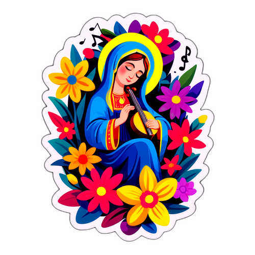 Kép a zene és virágzás szellemében