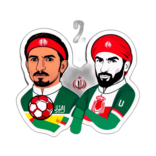 Sticker U23 Iran vs