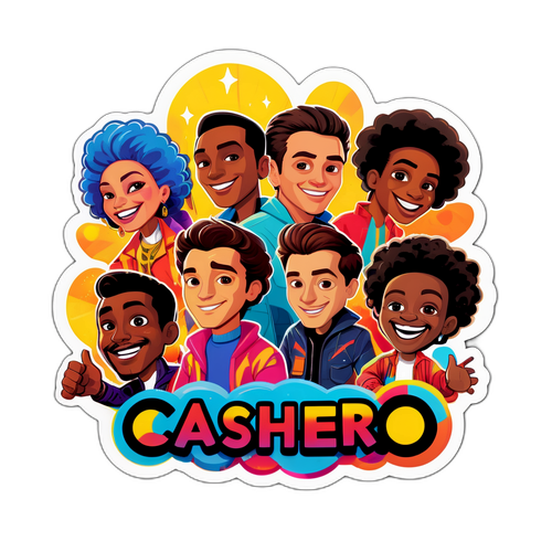 Sticker ng Cast ng Cashero