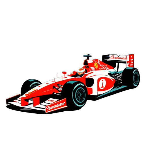 A Michael Schumacher forma-1-es versenyautó dinamikus matricája