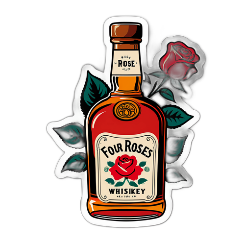 フォー・ローズ・ウィスキーのステッカー
