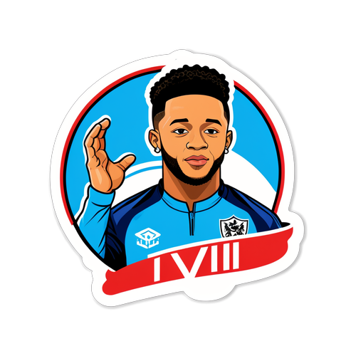 Memphis Depay’ın Dinamik Tarzını Yansıtan İkonik Sticker: Futbol Tutkunlarının Favorisi!