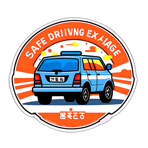関越自動車道の安全運転ステッカー