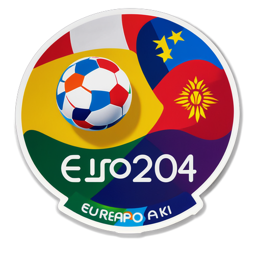 Unleash the Passion: Euro 2024 Logo & Flags Celebrate Football's Ultimate Event!