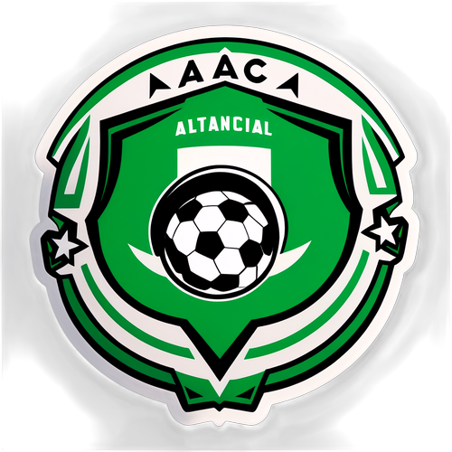 Sticker que celebra el espíritu del equipo Atlético Nacional