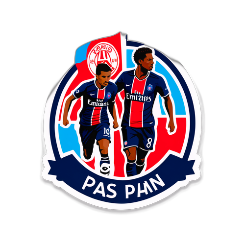 Stiker Pertandingan PSG dan Bayern