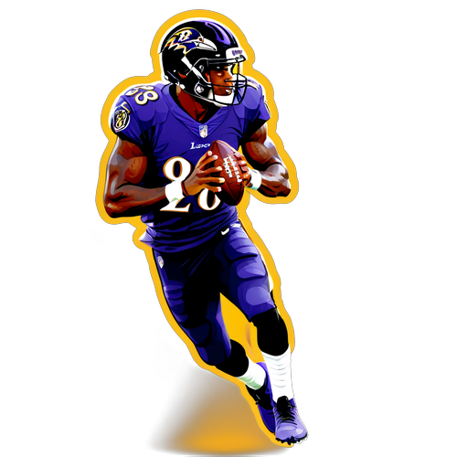 Unleash the Spirit: Baltimore Ravens & Lamar Jackson in an Epic Sticker Showdown!