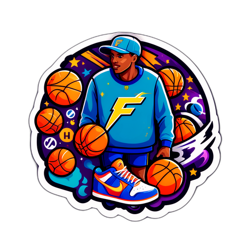 Vibrantes Sweatshirt-Design mit Flashscore-Logo