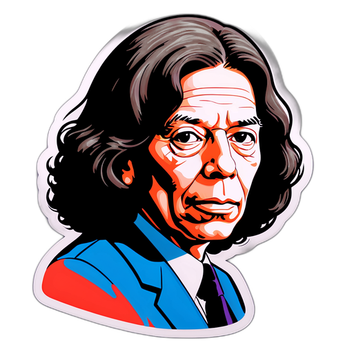 Ζωηρά χρώματα και γραφικά σε σχέδιο της Φραν Λεμποβίτζ που συζητά τις προκλήσεις του σύγχρονου κόσμου