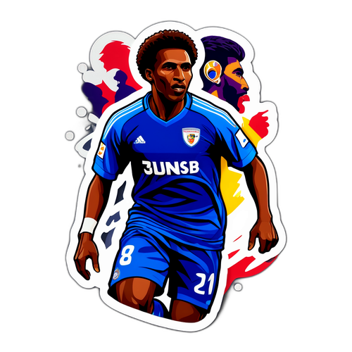 Sticker cu un moment de neuitat din cariera lui Lamine Yamal