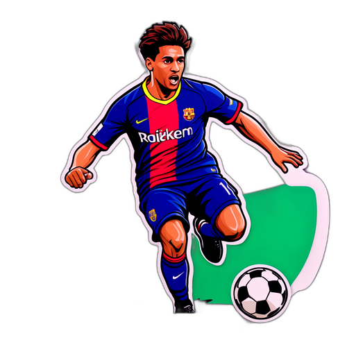 Aksiyon Dolu Futbol Stickerı