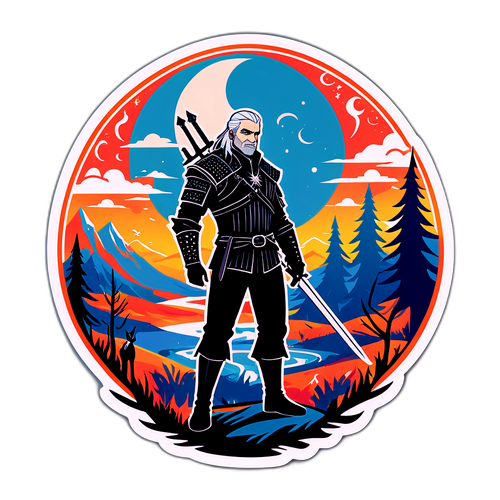 Sticker ya Geralt wa Rivia