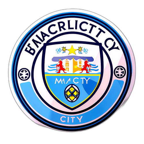 Manchester City Emblem Sticker
