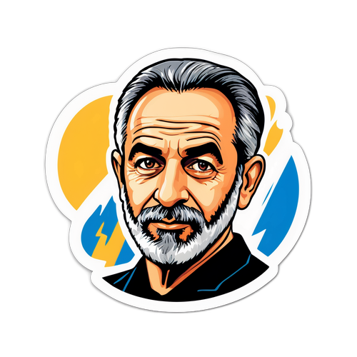 מדבקה של משה איבגי