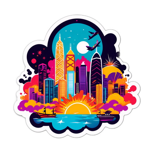 Взрывные цвета Гонконга