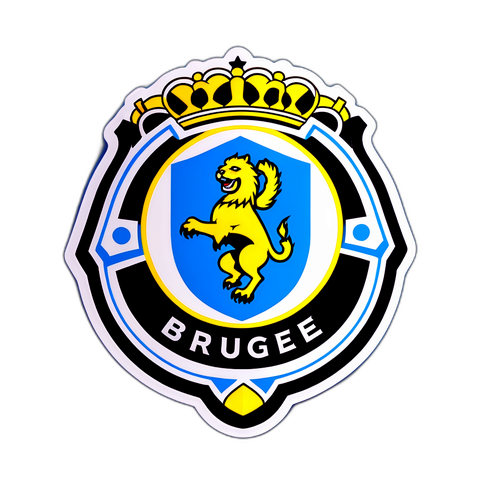 Klub Brugge Logo Sticker