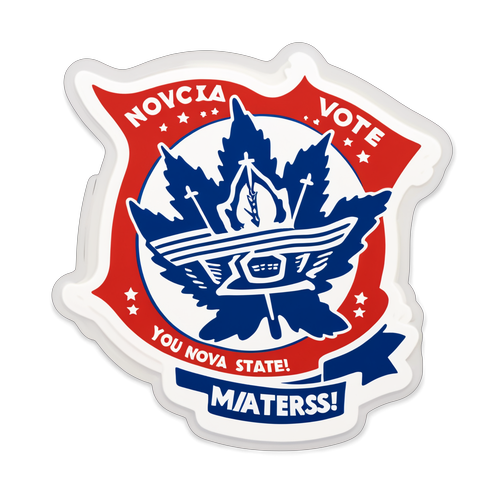 Nova Scotia Election Vote Sticker