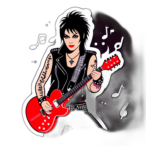 Empowering Rock Icon Sticker
