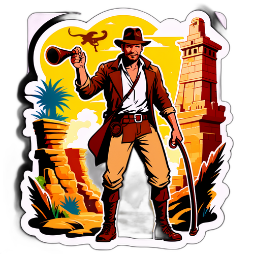 Adventurous Explorer Sticker