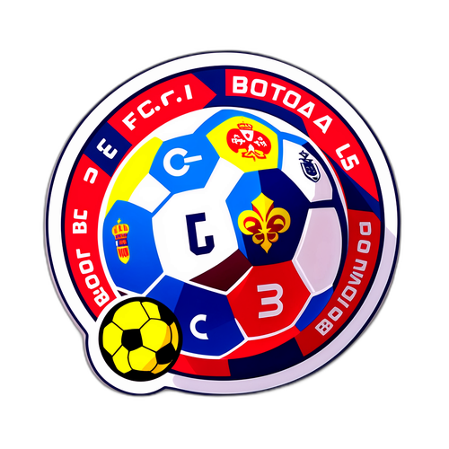 Autocolant jucăuș pentru FC Botoșani