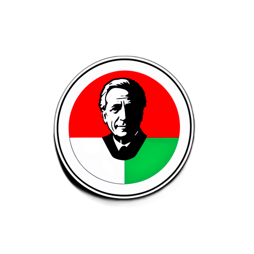 Silhuet af Italiens præsident