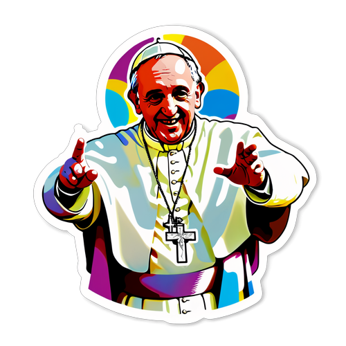 Stickers z Papieżem Franciszkiem