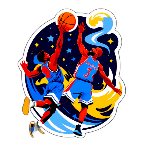 Un moment excitant de jeu entre les Wizards et les Timberwolves