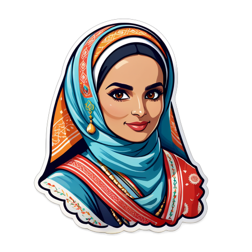 Sheikha Mahra: Sticker Elegan yang Memikat Hati dan Merayakan Tradisi!