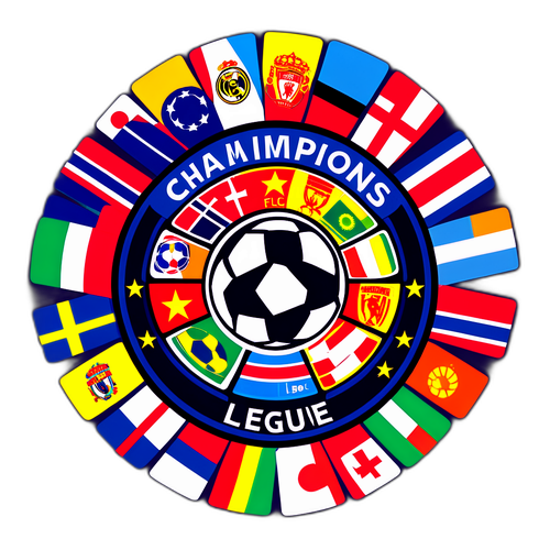 Creatieve Champions League Sticker