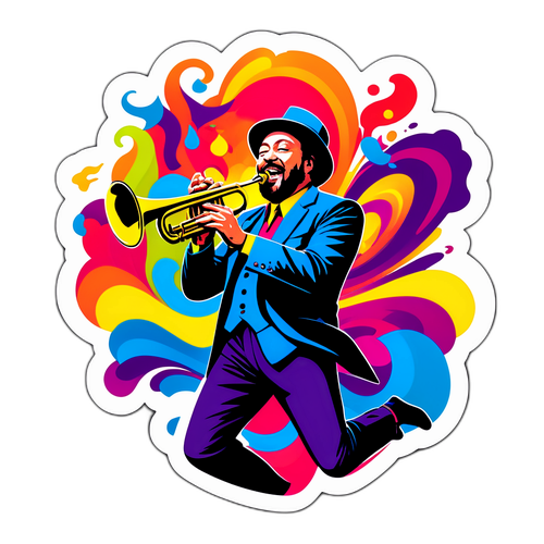 Chuck Mangione lentämässä soitin käsissään