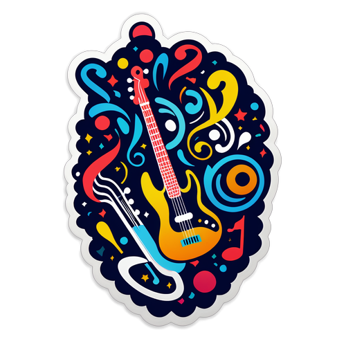 Scopri il Fabbisogno Musicale: Il Nostro Sticker 'Groove On' Ti Farà Ballare!