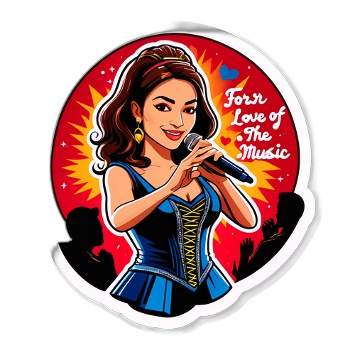 Demet Akalın Sahne Performansını Kutlayan Sticker