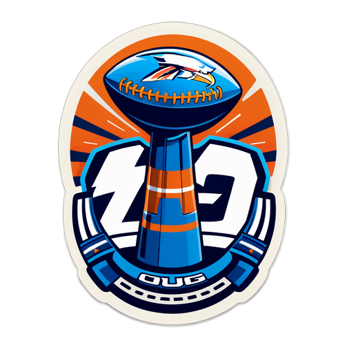 Hihaton T-shirt Super Bowl 2025 -inspiroidulla graafeilla