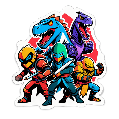 Mahigpit na Laban ng mga Ninja at Dino