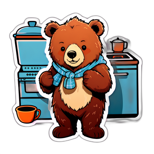 Un sticker que captura la esencia de 'El Oso'