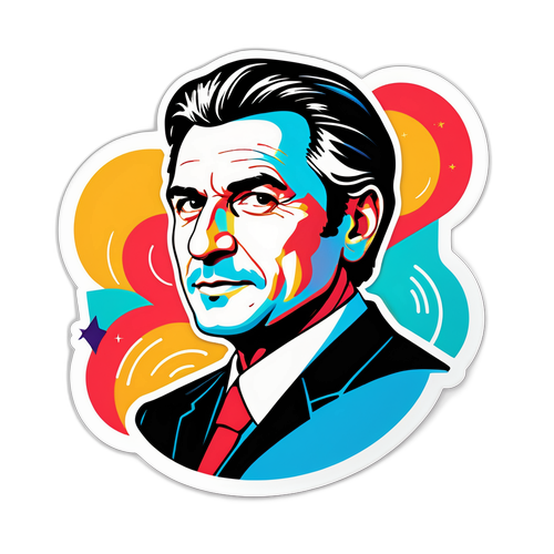 Sticker de Javier Milei