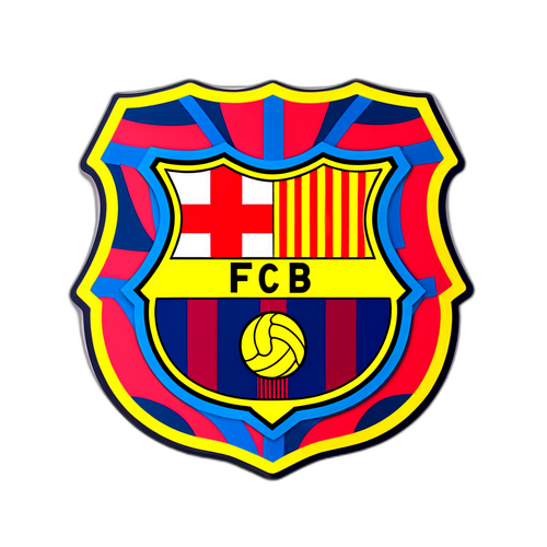 Sticker ya Ushindi wa Barcelona
