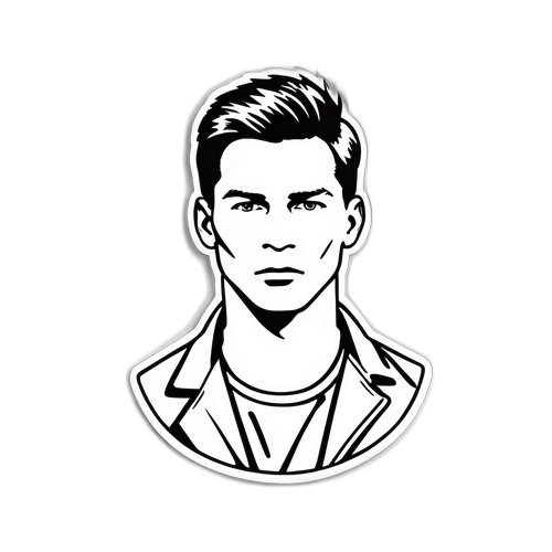 Minimalist Calvin Klein Mode Aufkleber