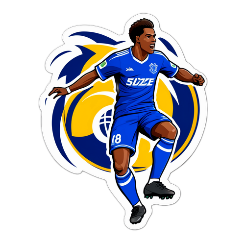Jugador de Cruzeiro en Acción
