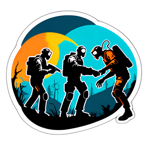 Художественный силуэт персонажей Half-Life