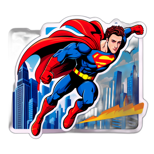 Stiker Aksi Superhero Aaron Taylor Johnson