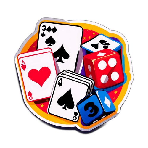 Adesivo com o número da sorte 3586